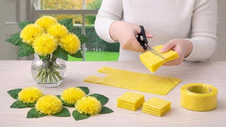 Cette astuce incroyable transforme un sac plastique en fleurs époustouflantes…