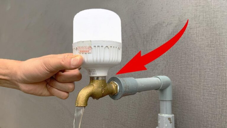 Cette astuce étonnante transforme vos vieux éclairages en un dispositif de plomberie