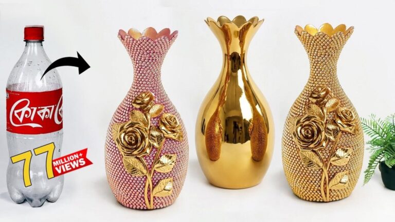 Cette astuce surprenante transforme une simple bouteille en vase chic…