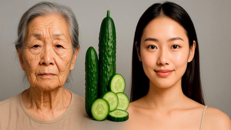 Une idée toute simple pour une peau jeune et fraîche même à 70 ans…