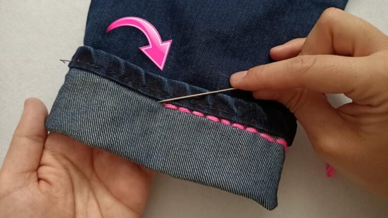 Cette astuce incroyable pour raccourcir vos jeans sans les abîmer…