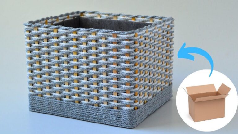 Cette astuce déco transforme une simple boîte en rangement stylé…