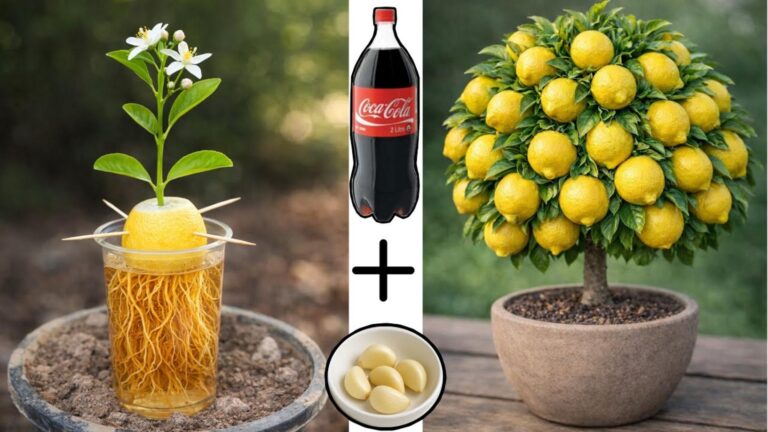 Cette astuce merveilleuse transforme un simple citron en une plante d&rsquo;intérieur
