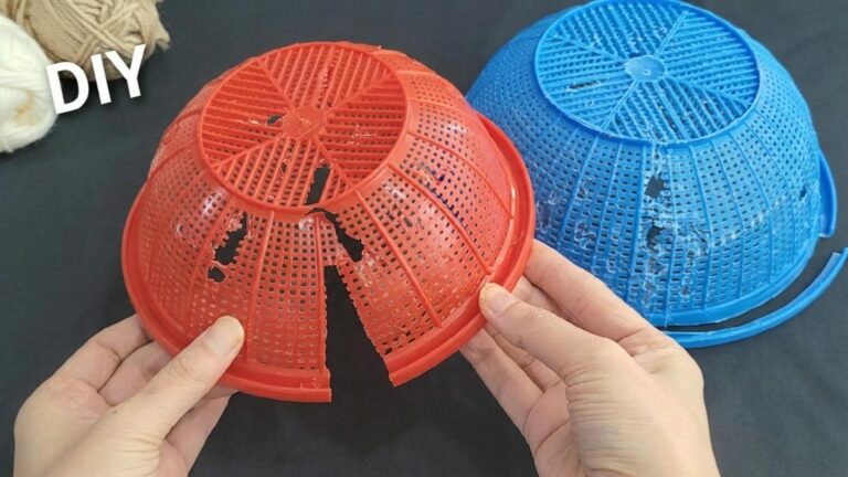Cette astuce de récup transforme un vieux panier en unaccessoire déco irrésistible…