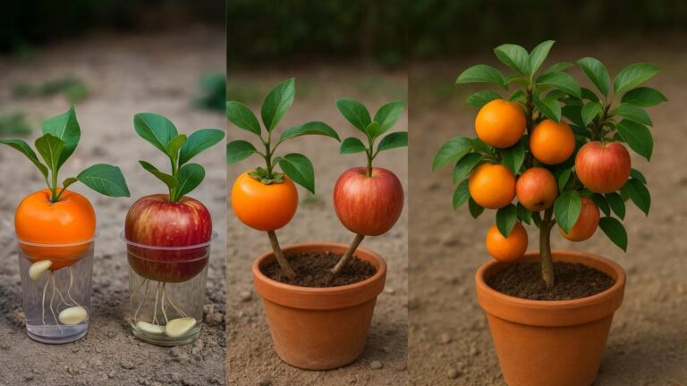 Cette astuce simple révèle comment transformer des graines en arbres fruitiers…