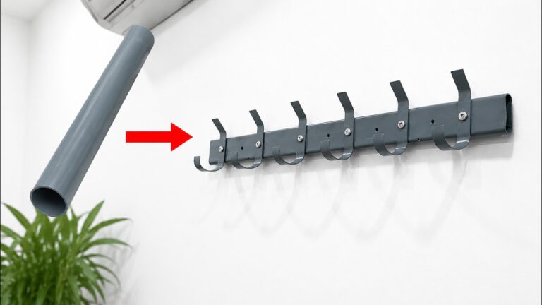 10 idées de cintres DIY en PVC pour organiser votre espace avec style !
