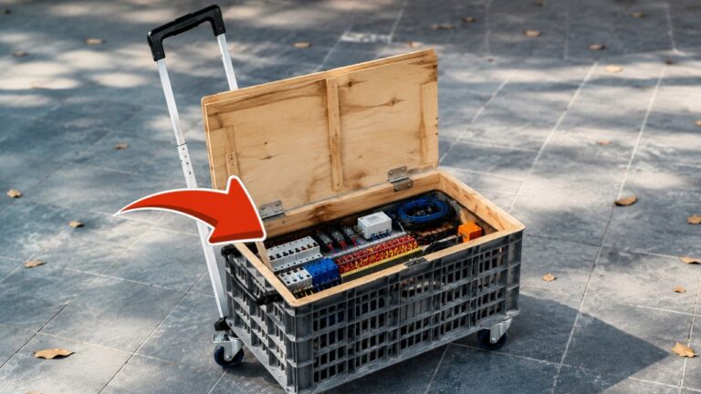 Créez votre chariot d&rsquo;outils portable : 5 étapes simples pour un atelier organisé!
