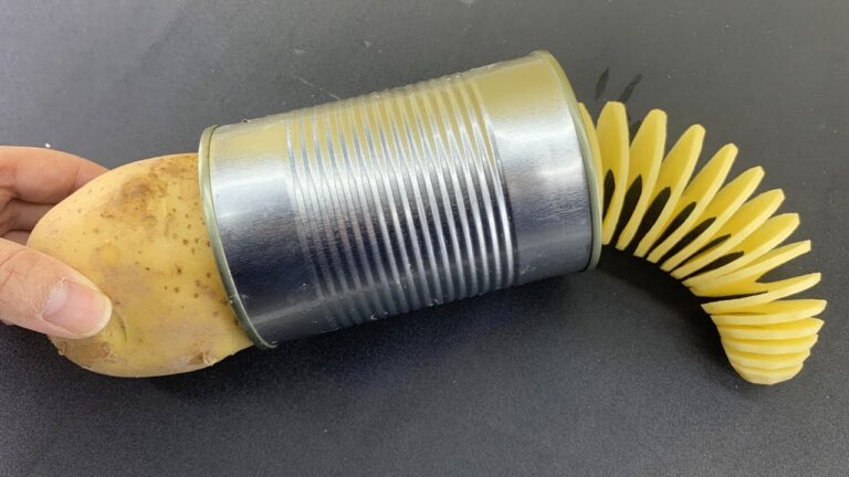 3 étapes pour créer votre trancheuse de pommes de terre spiralées à la maison !