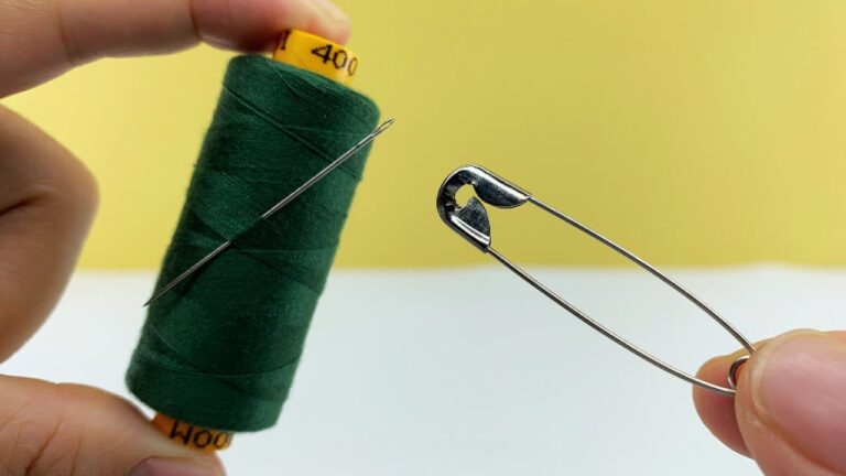 3 astuces faciles pour enfiler une aiguille en un clin d&rsquo;œil !
