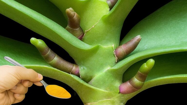 1 cuillère par semaine : enfin des racines et des fleurs pour votre orchidée toute l&rsquo;année !