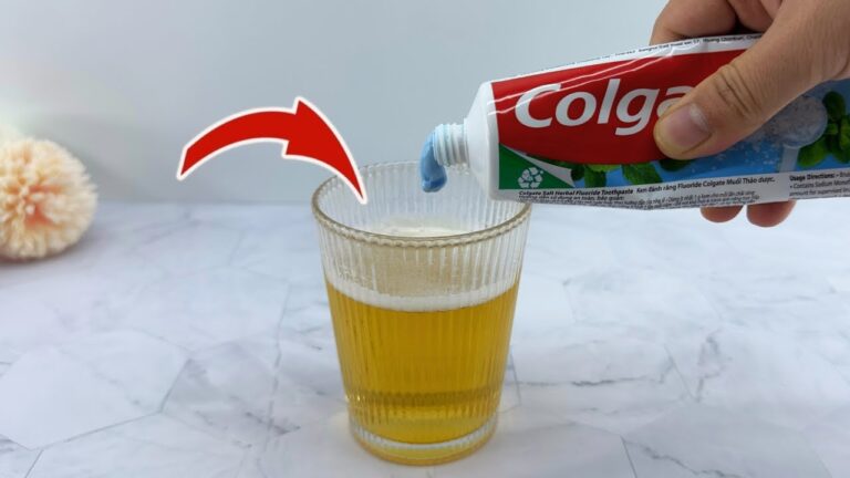 Mélangez 1 dentifrice avec de la bière pour un résultat époustouflant !