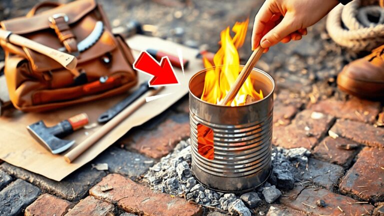Transformez 5 métaux recyclés en un mini poêle puissant et pratique !