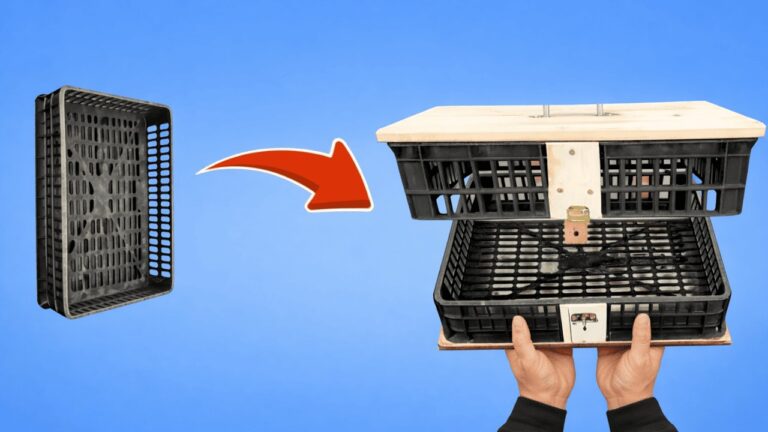 Transformez 5 anciennes caisses en plastique en solutions de rangement pratiques !