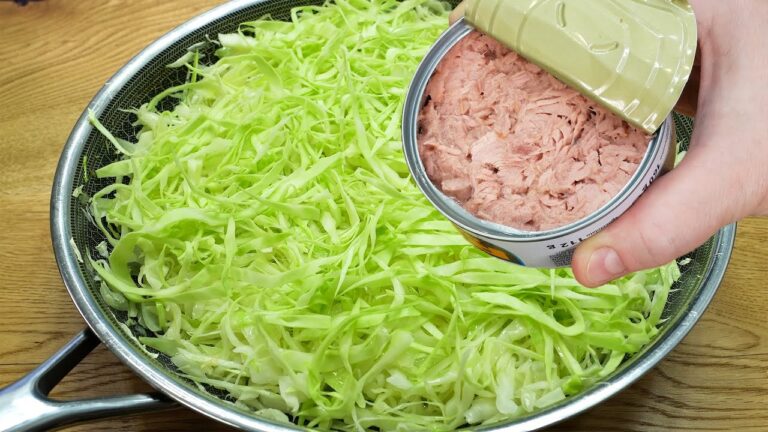 4 délicieuses recettes de chou à tester avec du thon et des pommes de terre !