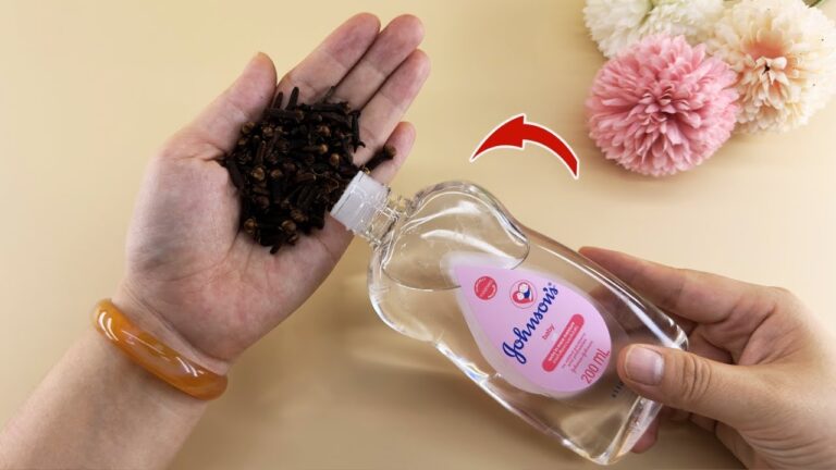 Ajoutez 5 clous de girofle à l&rsquo;huile pour bébé : une recette incontournable à essayer !