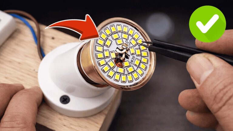 3 astuces pour réparer rapidement une ampoule LED brûlée chez vous