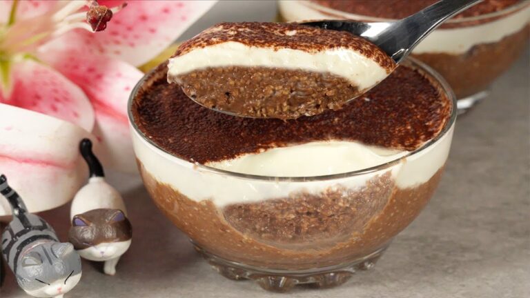Perds 10 kg en 1 mois avec ce tiramisù à la banane ! Healthy et délicieux !