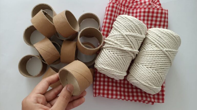 10 idées créatives avec du karton et du macramé pour des DIY uniques !