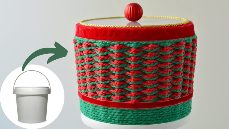 Créez 5 paniers de rangement DIY avec de la corde pour un Noël magique !
