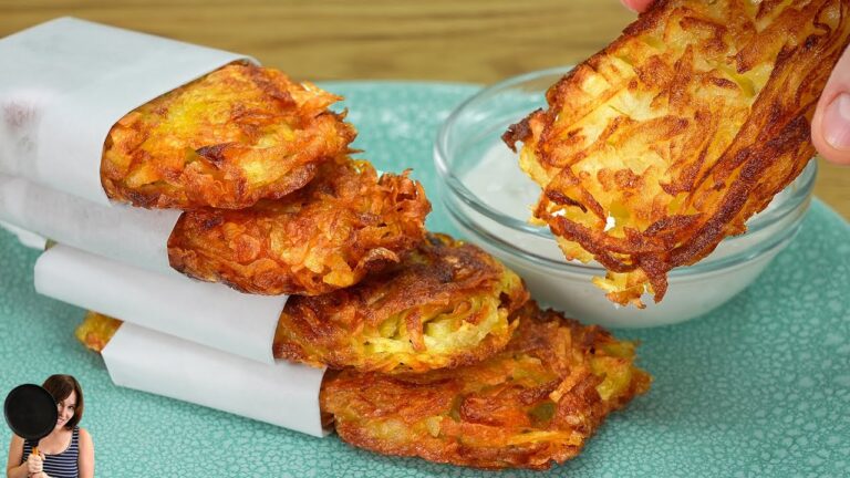 5 Recettes irrésistibles de Hash Browns croustillants à base d’une seule pomme de terre 🥔
