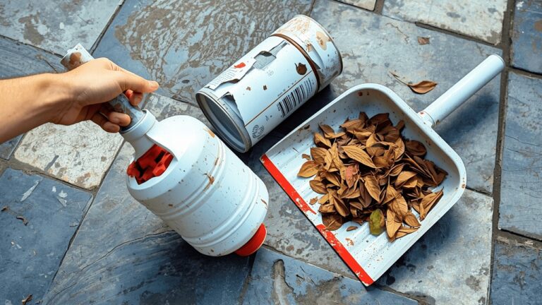 Créez un ramasse-poussière et cueilleur de fruits en 5 minutes avec des canettes recyclées !