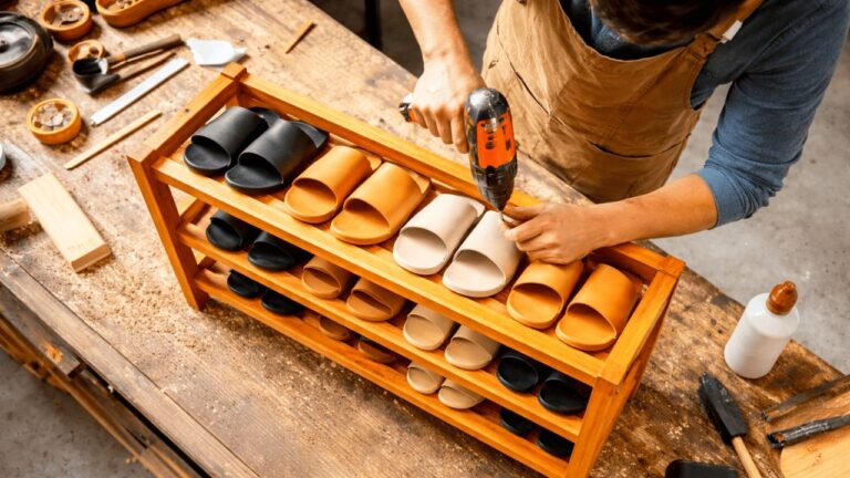 Transformez 5 planches en un porte-chaussures astucieux et gagnez de l’espace !